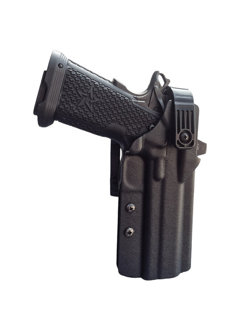 Custom Level 2 Duty holster (Without leg strap) - Dara Holsters (Black)