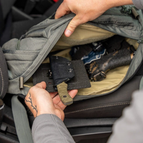 Hook & Loop Panel with holster loop & reciever - NEOMAG