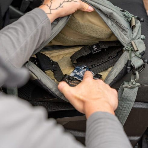 Hook & Loop Panel with holster loop & reciever - NEOMAG