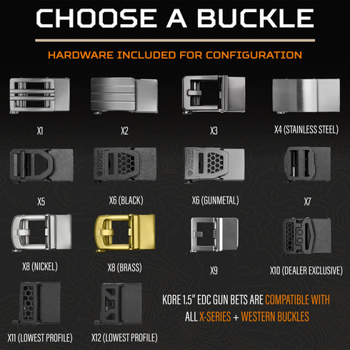 1.5 INCH LEATHER BELT - KORE ESSENTIALS