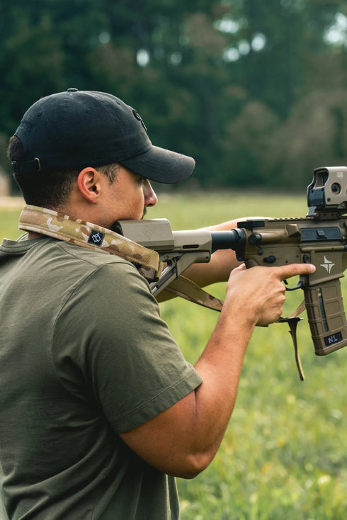 Arid Multicam PADDED RIFLE SLING - Flatline Fiber Co. (USA) (BLACK FRIDAY)