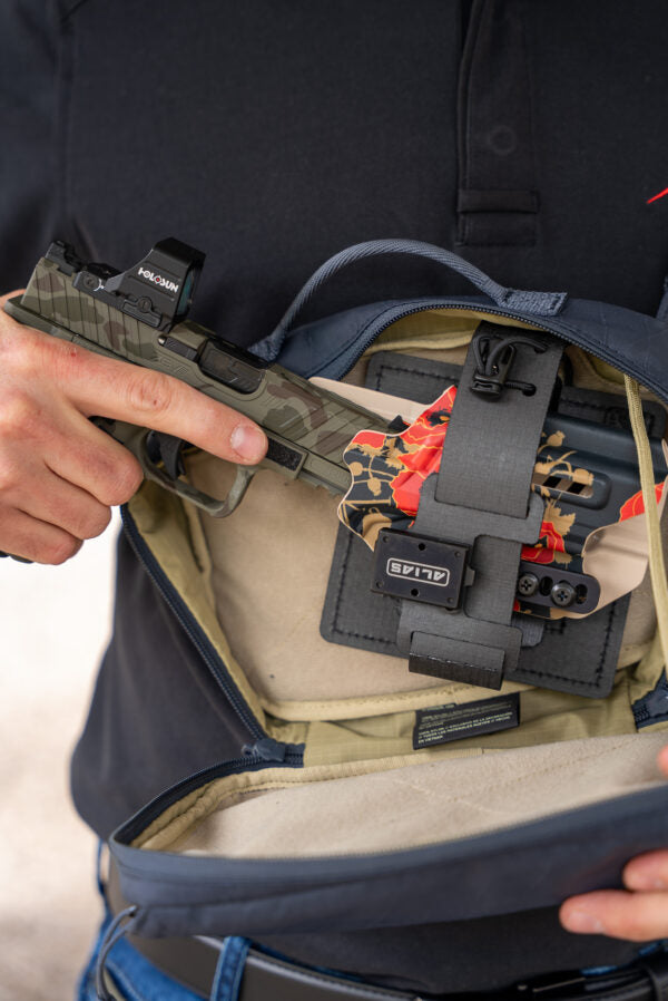 Hook & Loop Panel with holster loop & reciever - NEOMAG
