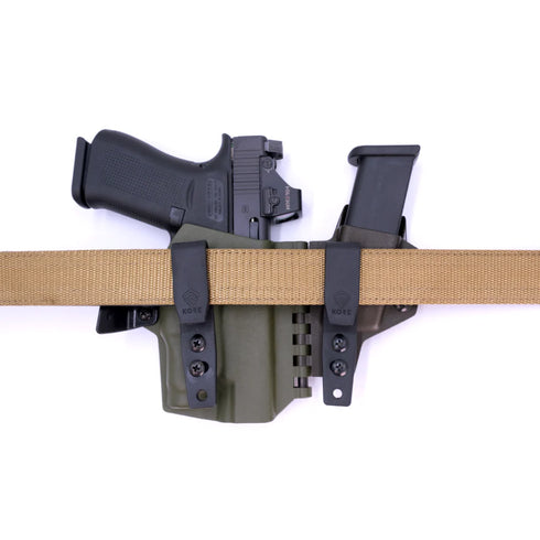 QUARTER BELT 1.25" IWB BOTTOM HOOK HOLSTER CLIP - Kore Essentials