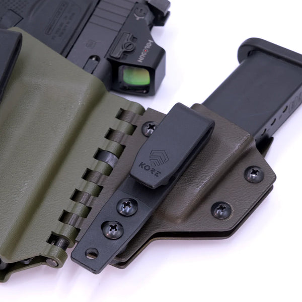 QUARTER BELT 1.25" IWB BOTTOM HOOK HOLSTER CLIP - Kore Essentials