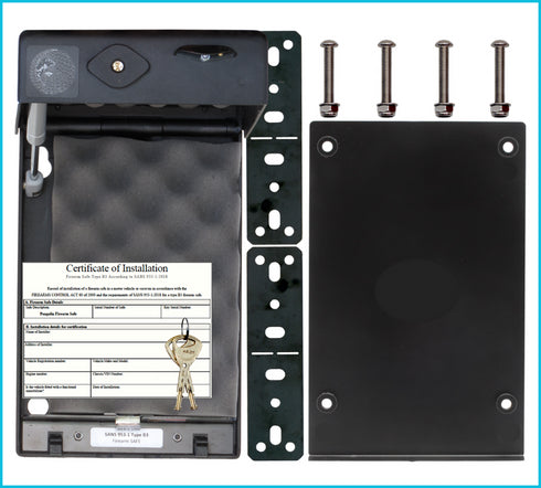 Model 180D movable safe for one handgun - Pangolin safes