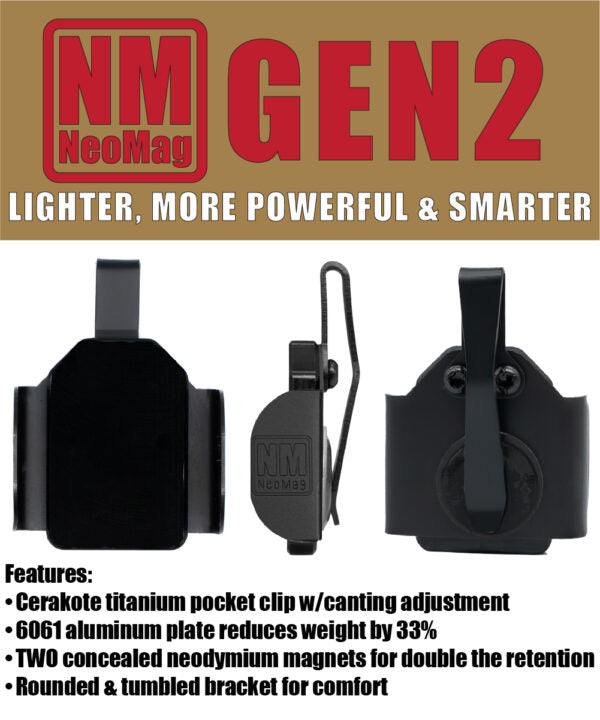 Magnetic Pocket Magazine Carrier – Gen 2 - NEOMAG