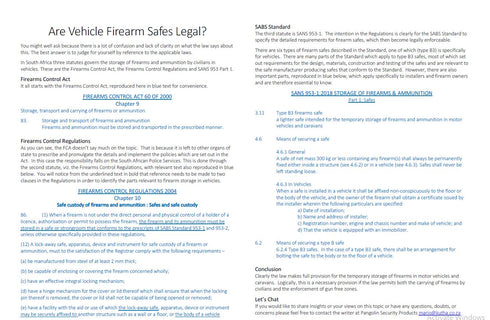 Model 180D movable safe for one handgun - Pangolin safes