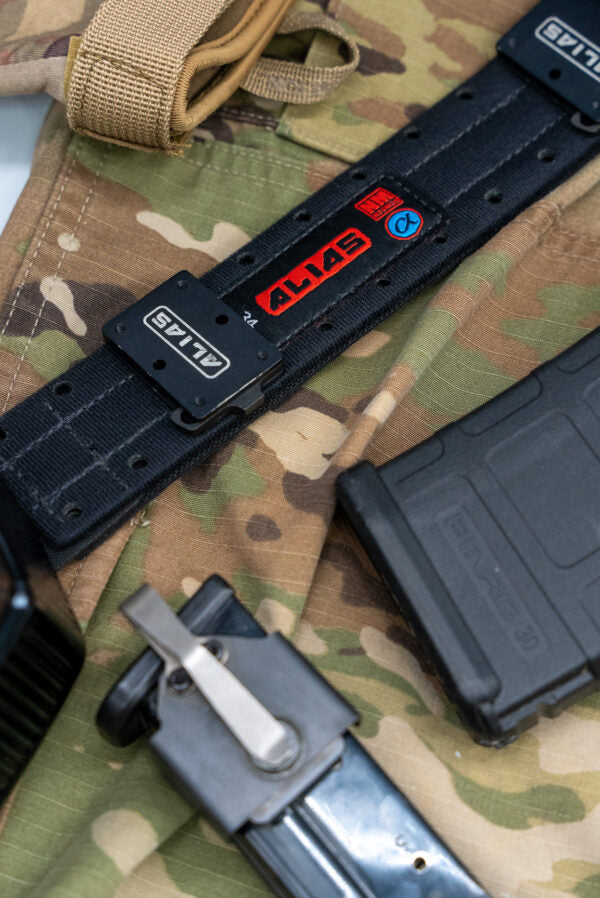 Alias Belt: Low Profile IWB & OWB Belt (Black) - Neomag