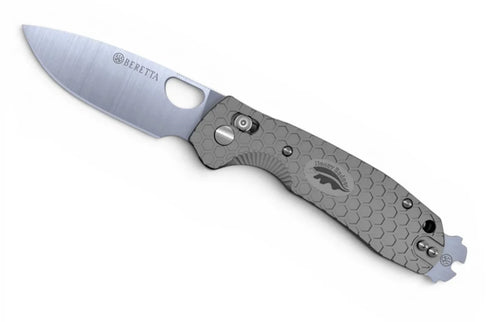 Limited edition Beretta Cross-Bolt Drop-Point knife – Honey Badger