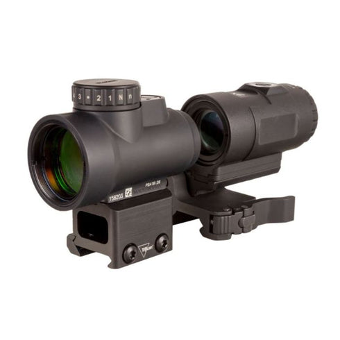 MRO HD 1x25 2.0 MOA Red Dot Sight with Adjustable 68 MOA Reticle Combo - Trijicon