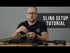 Relv Moab PADDED RIFLE SLING - Flatline Fibre Co (USA) (BLACK FRIDAY)