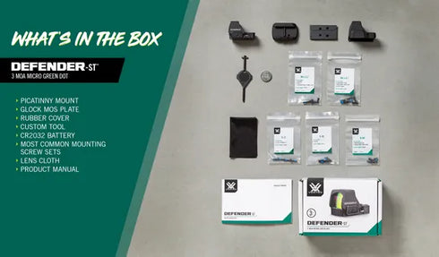 Defender-ST Micro Green Dot - Vortex (BLACK FRIDAY)