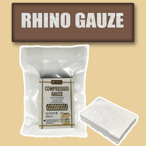 Compressed gauze Rhino rescue
